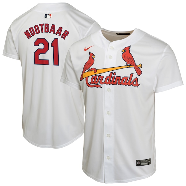 Lars Nootbaar St. Louis Cardinals Nike Youth Home Game Player Jersey - White