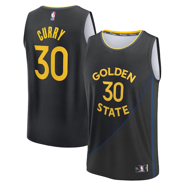 Stephen Curry Golden State Warriors  Youth Fast Break Replica Player Jersey - Statement Edition - Black