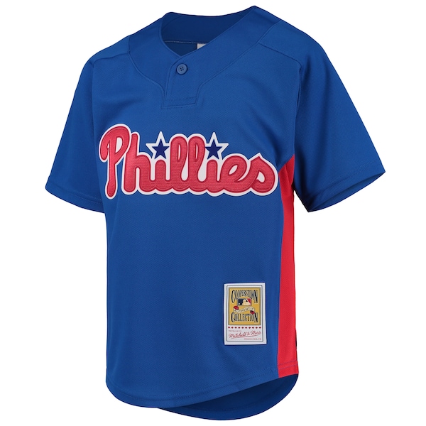 Roy Halladay Philadelphia Phillies Youth Cooperstown Collection Mesh Batting Practice Jersey - Royal