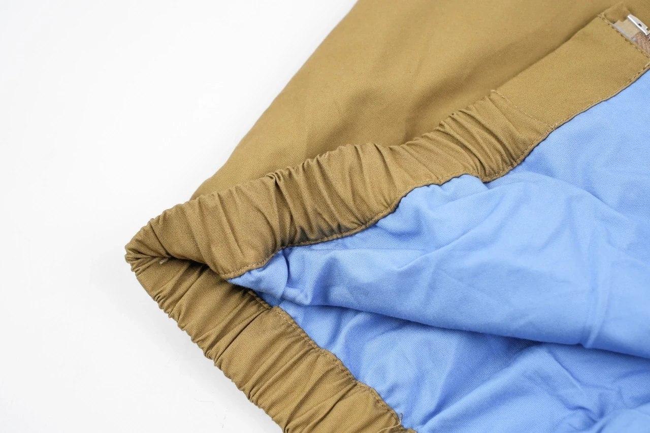 Prada Khaki Zip Jacket with Blue Lining product photo from LabelPicks