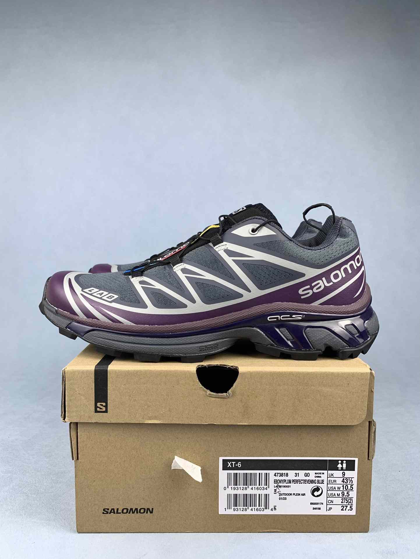 Salomon XT-6 “Black Purple” Shoes