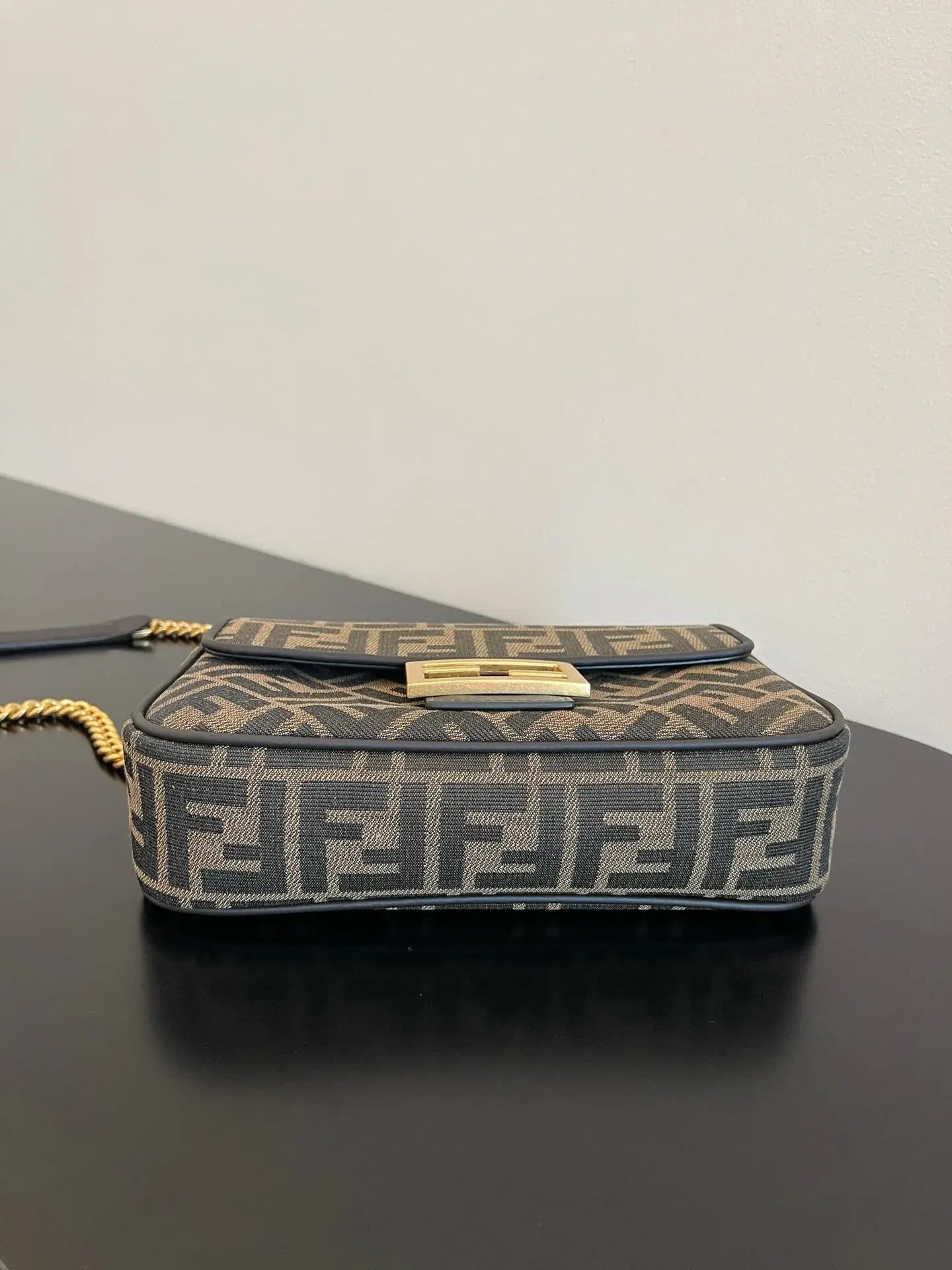 Fendi Brown Baguette Monogram Canvas Crossbody Bag product photo from LabelPicks