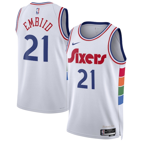 Joel Embiid Philadelphia 76ers Nike Unisex 2024/25 Swingman Player Jersey - City Edition - White