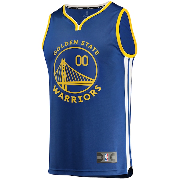 Golden State Warriors  Youth 2019/20 Fast Break Custom Replica Jersey Royal - Icon Edition