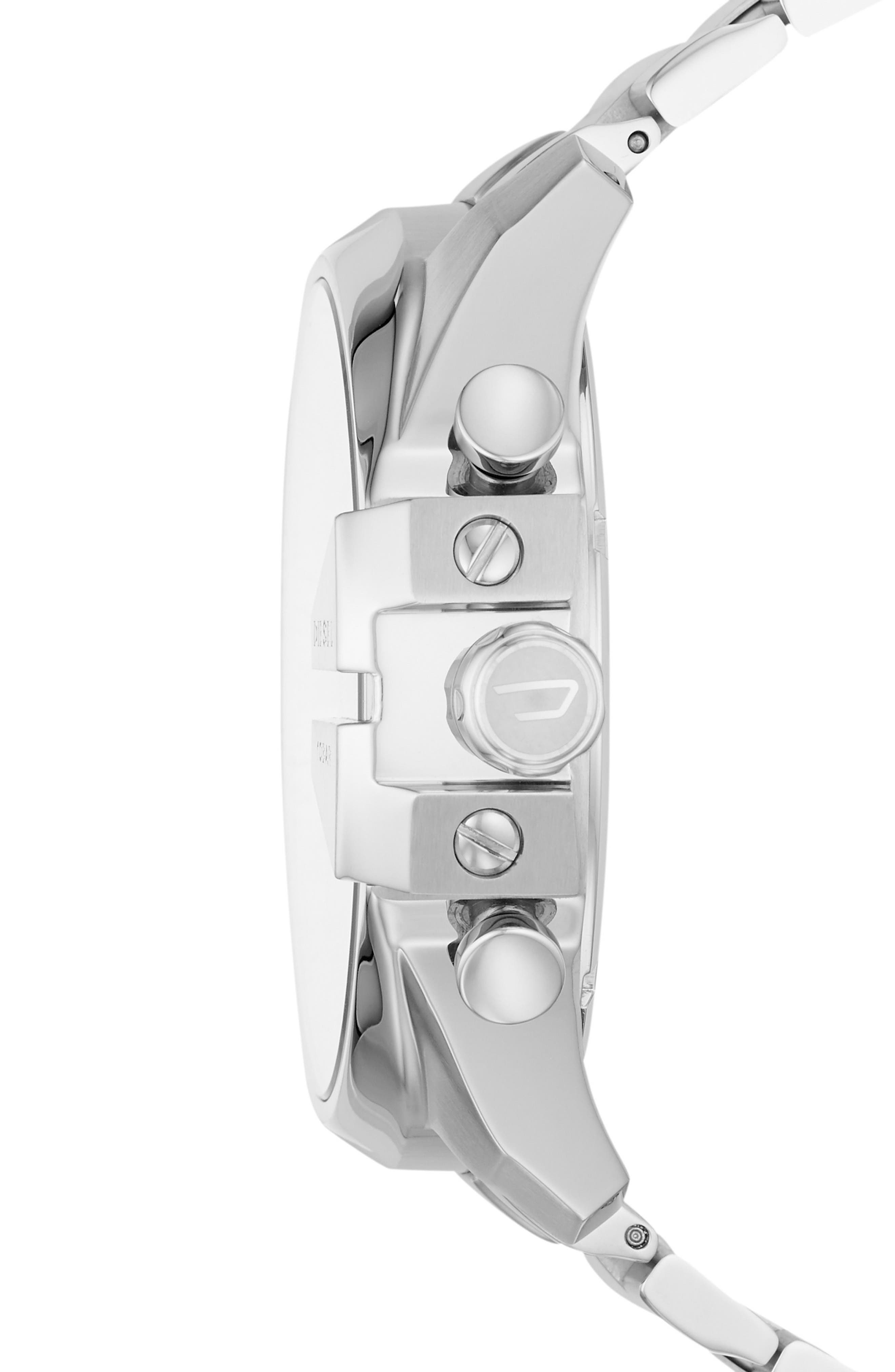 DIESEL® Mega Chief Chronograph Bracelet Watch, 51mm