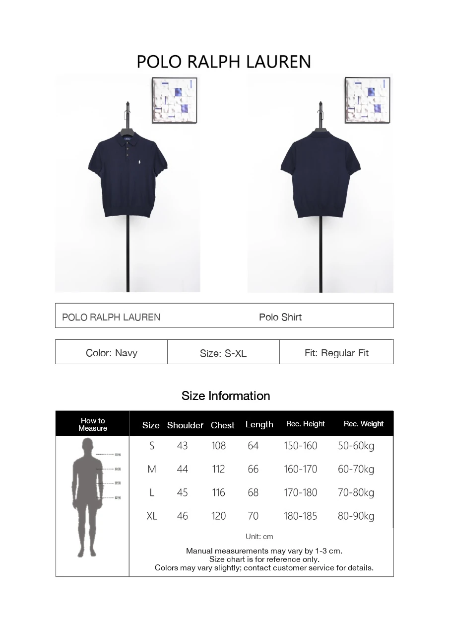 Ralph Lauren Navy Pony Embroidered Plain Knit Polo Shirt product photo from LabelPicks