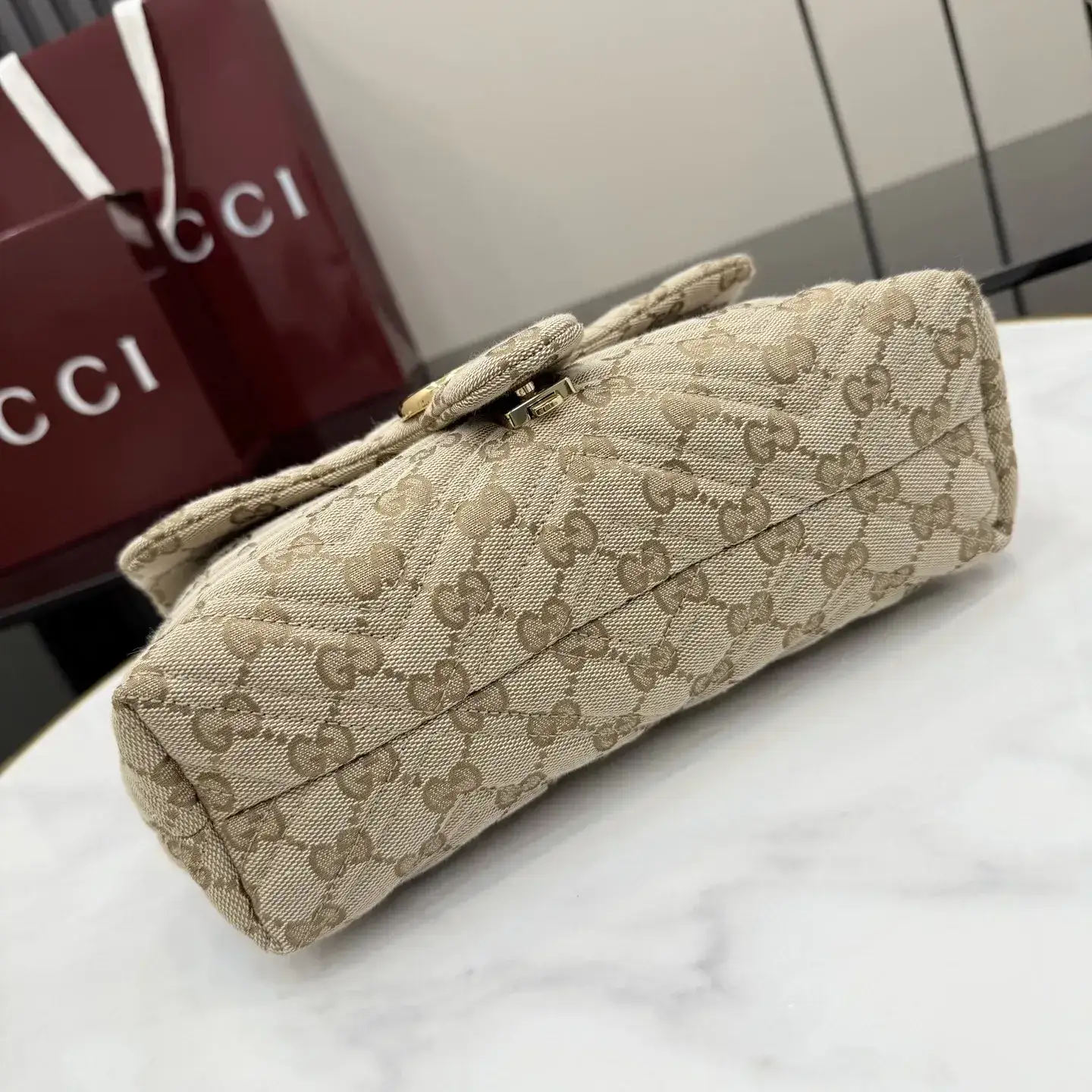 Gucci Brown Generation GG Supreme Canvas Crossbody Bag product photo from LabelPicks
