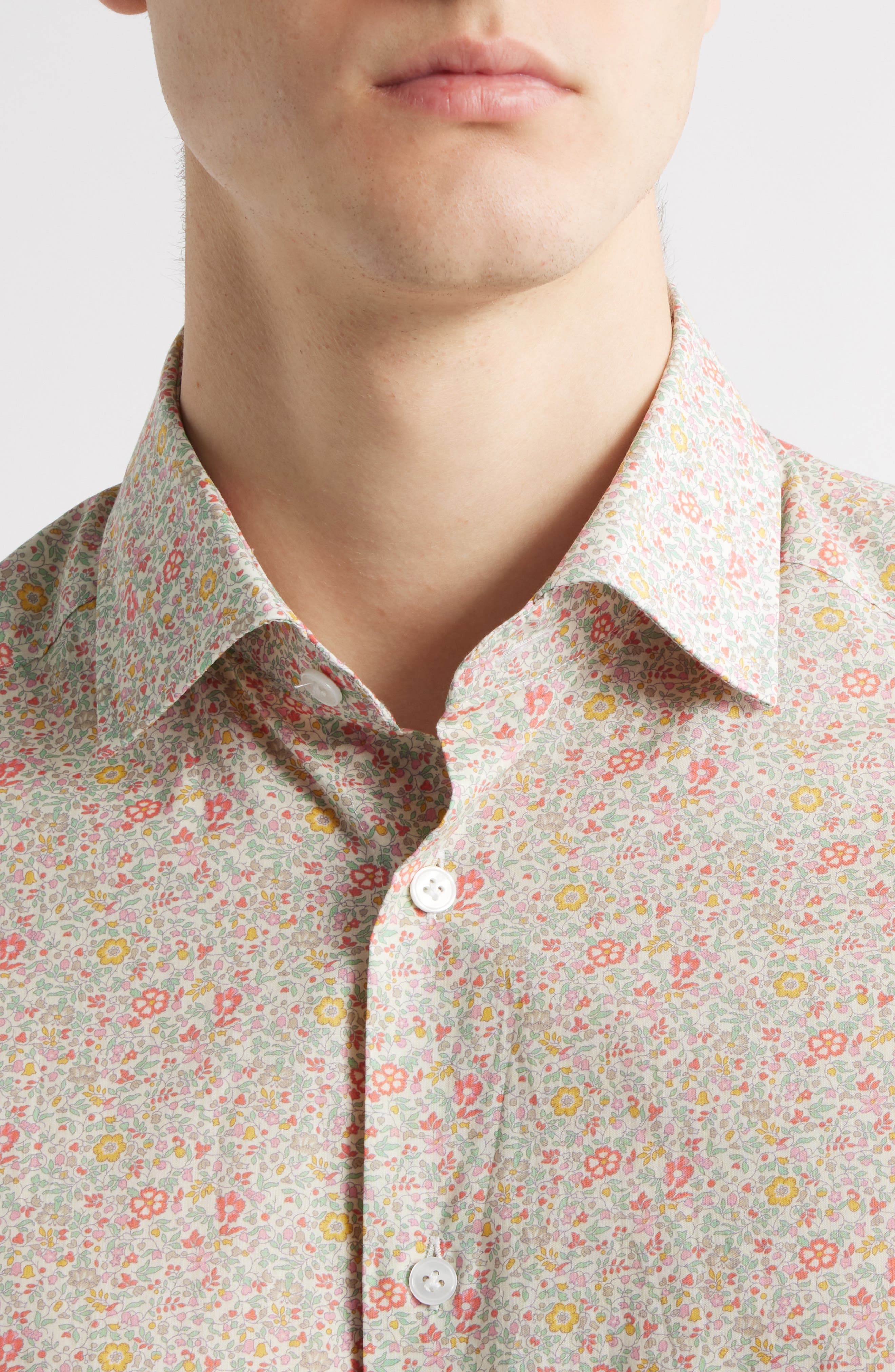 Jack Victor Denis Floral Button-Up Shirt