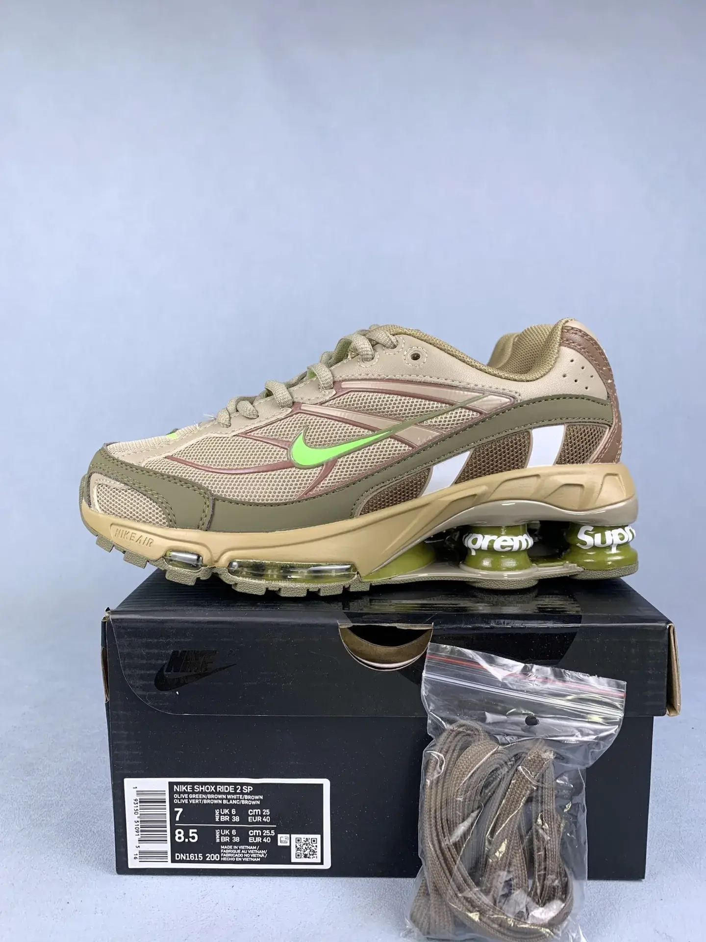 Supreme x Nike Shox Ride 2 Shoes product photo from LabelPicks