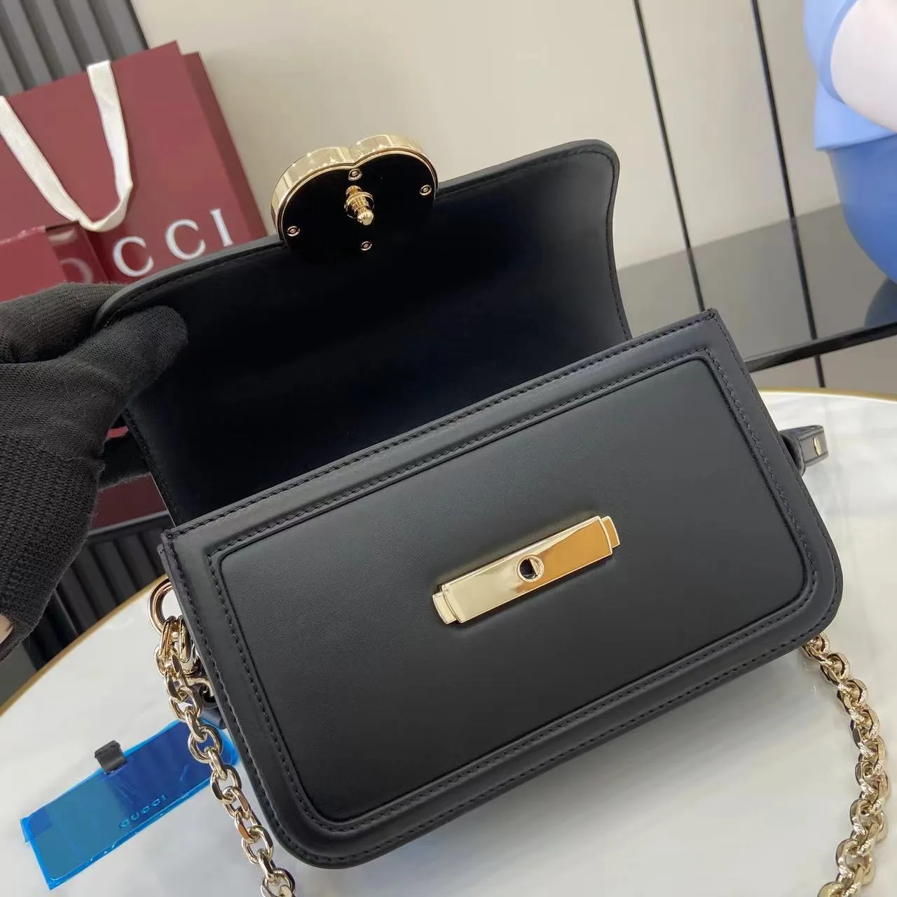 Gucci Smooth Leather Crossbody Bag product photo from LabelPicks