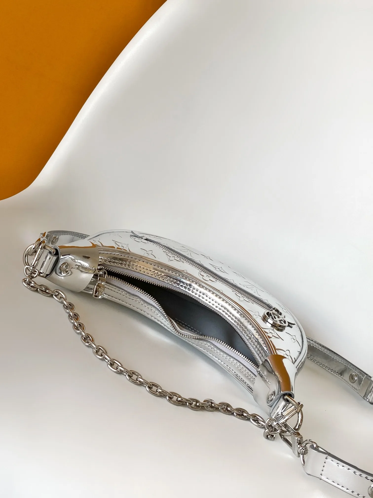 Louis Vuitton Silver Loop Monogram Canvas Hobo Bag product photo from LabelPicks