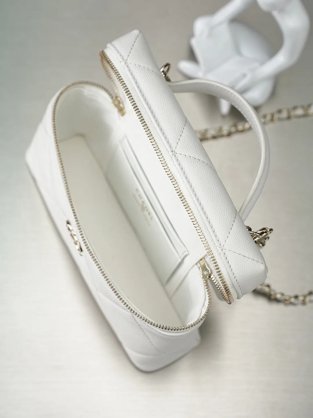 Chanel Quilted Leather Top Handle Bag product photo from LabelPicks