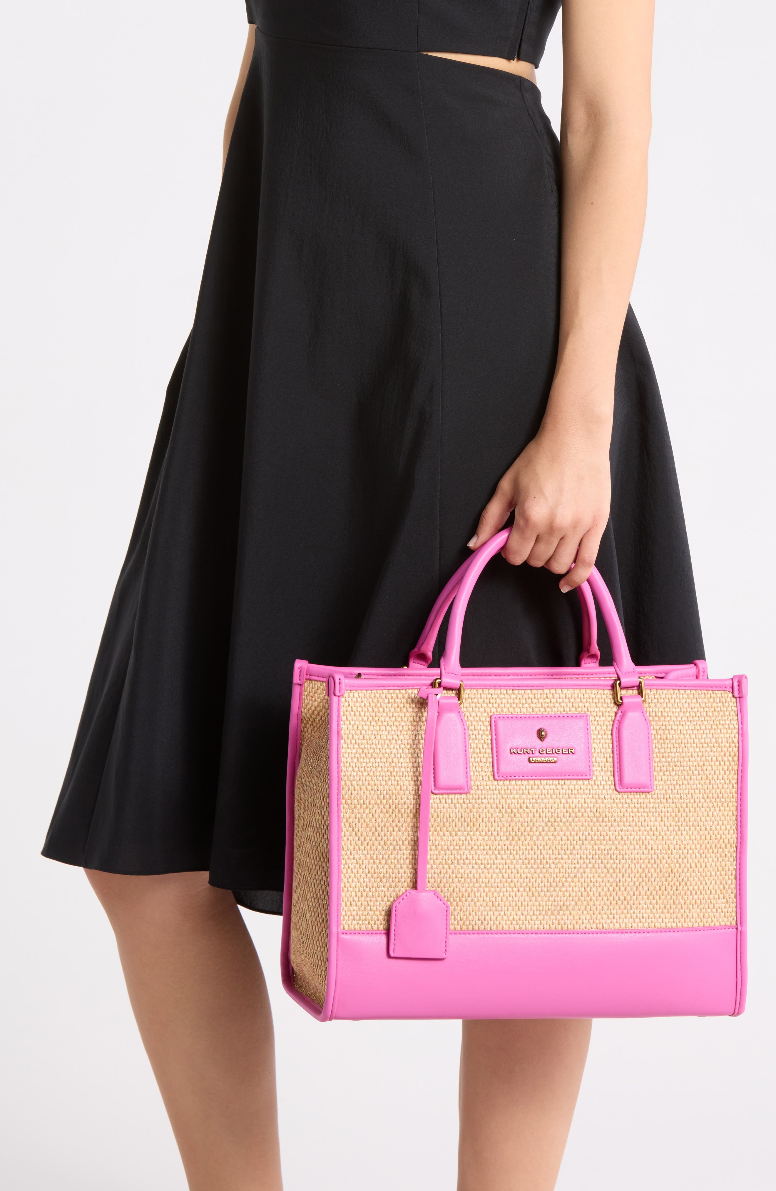 Kurt Geiger London Chiswick Raffia Tote