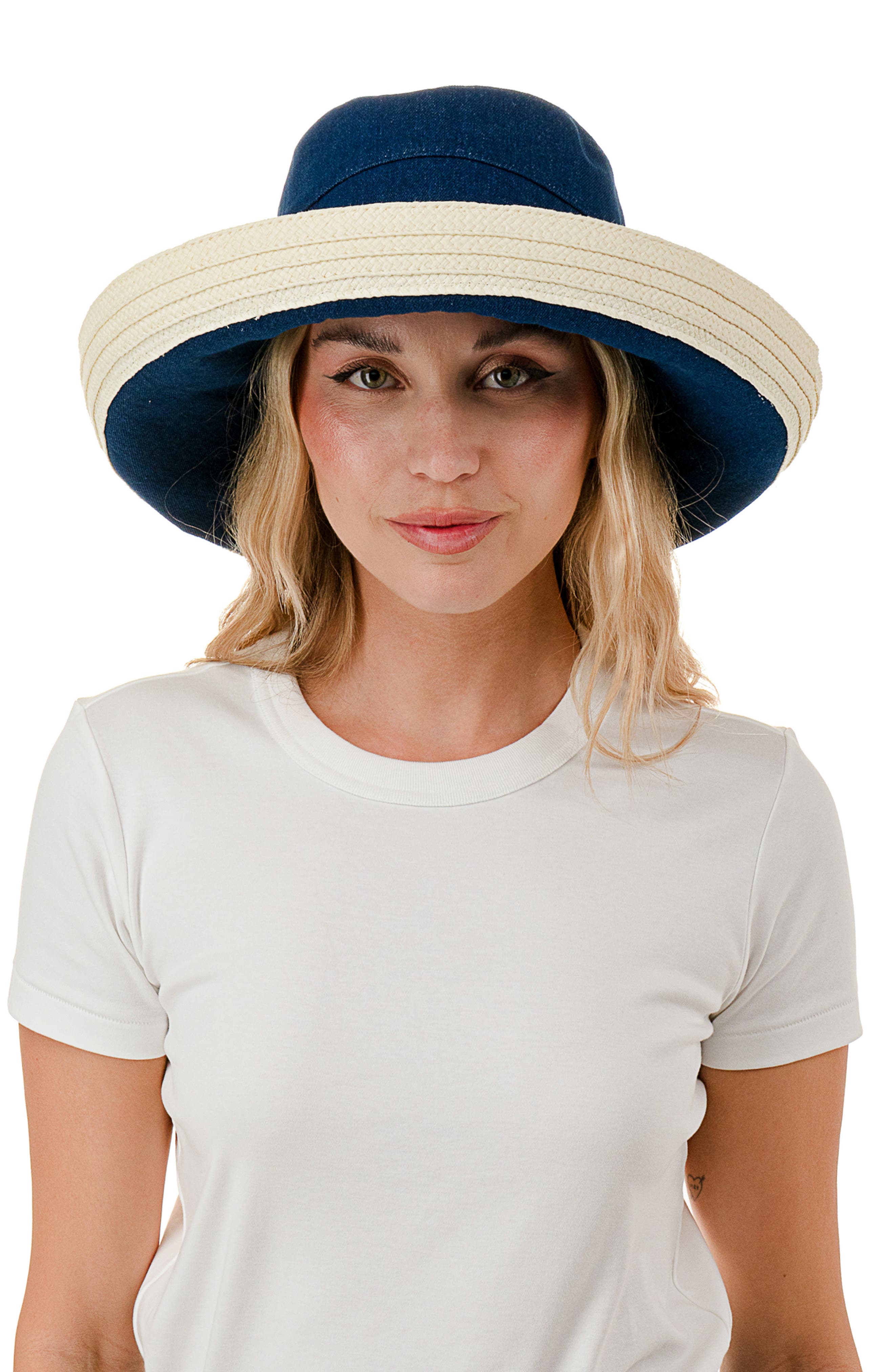 Nicole Miller Cruiser Wide Brim Hat