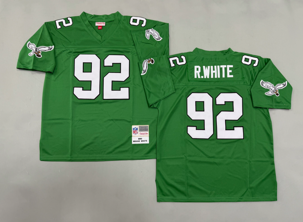 Reggie White Philadelphia Eagles Authentic Throwback Retired Player Jersey