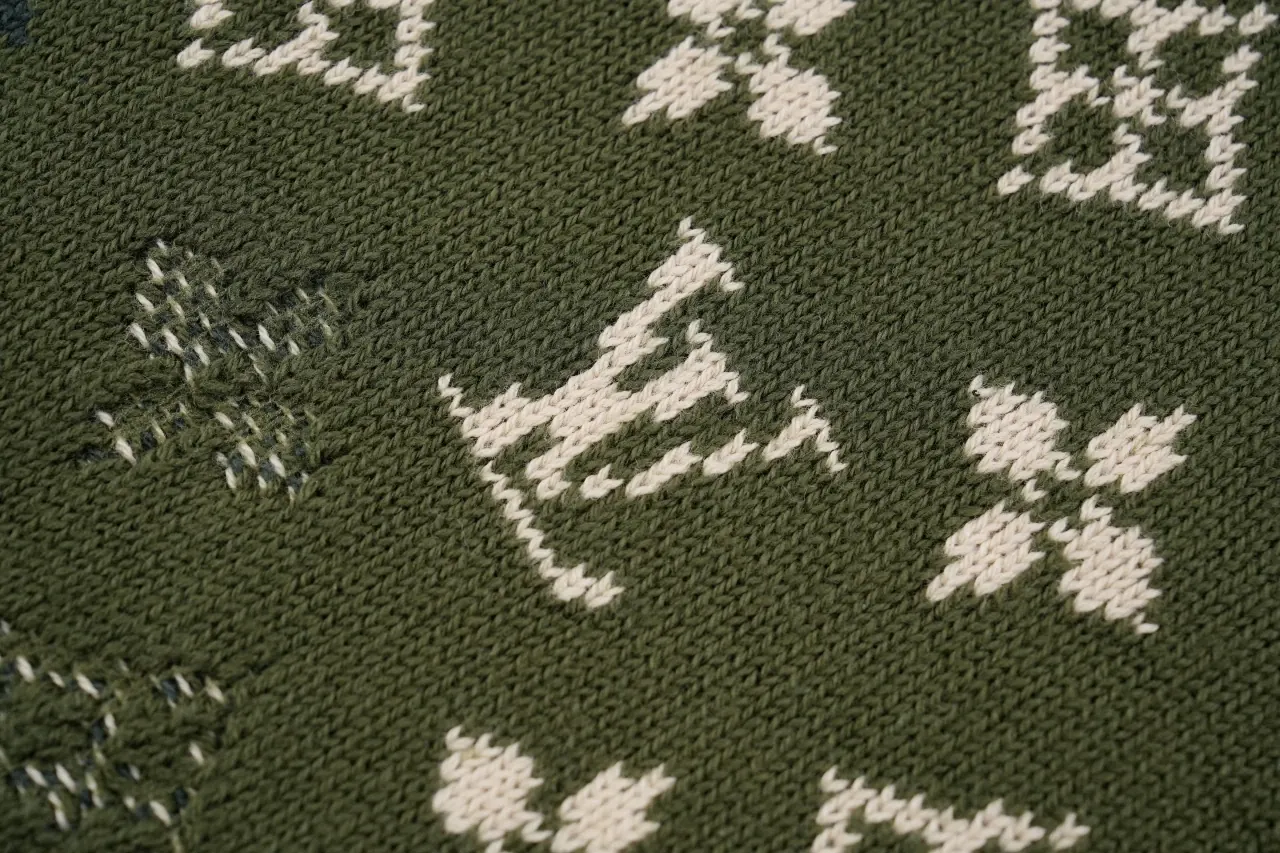 Louis Vuitton Green Camo Monogram Crewneck Sweater product photo from LabelPicks