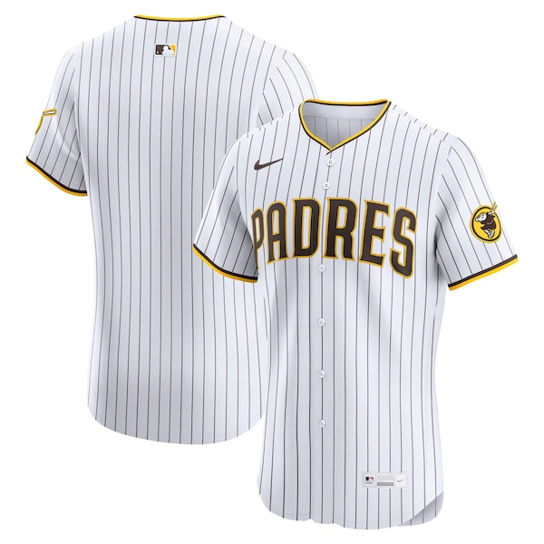 San Diego Padres Nike Home Elite Jersey - White/Brown/Camo