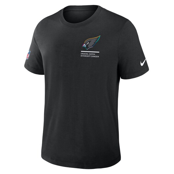 Arizona Cardinals Nike 2025 NFL Crucial Catch Tri-Blend Dri-FIT T-Shirt - Black