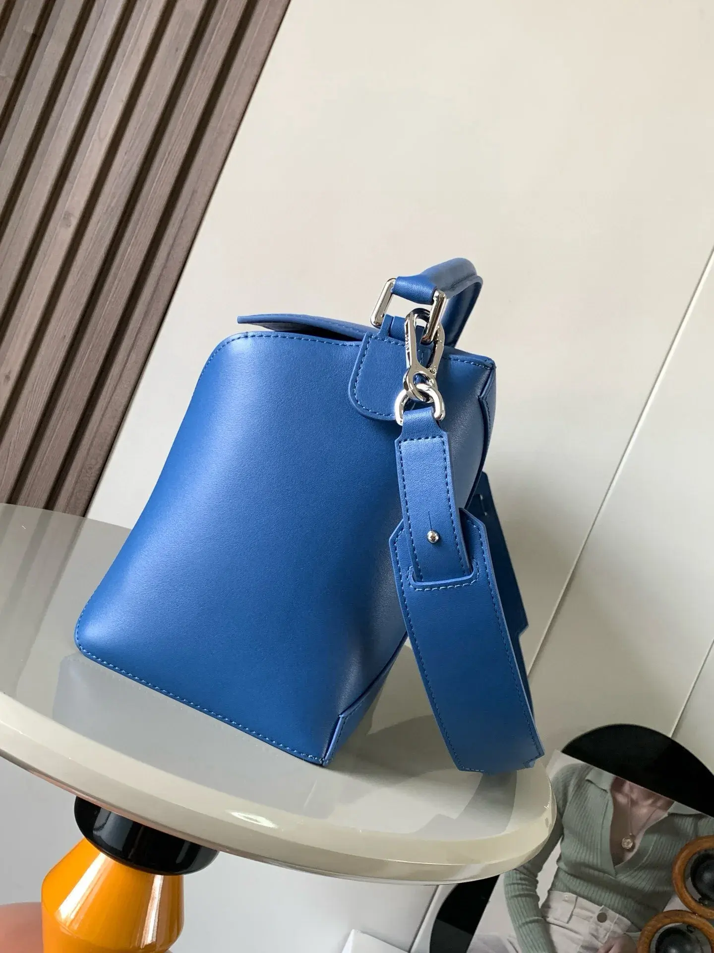 Loewe Puzzle Blue Calfskin Crossbody Bag product photo from LabelPicks