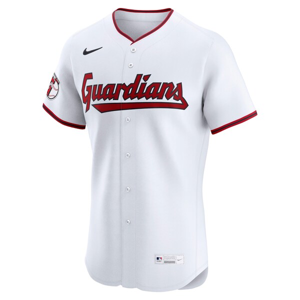 Cleveland Guardians Nike Home Elite Jersey - White