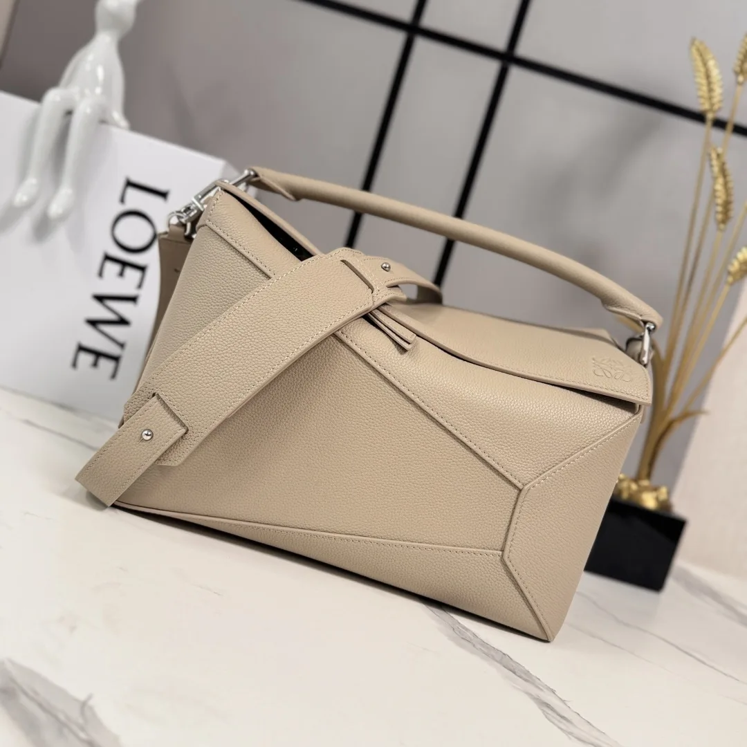 Loewe Grained Leather Puzzle Top Handle Bag product photo from LabelPicks