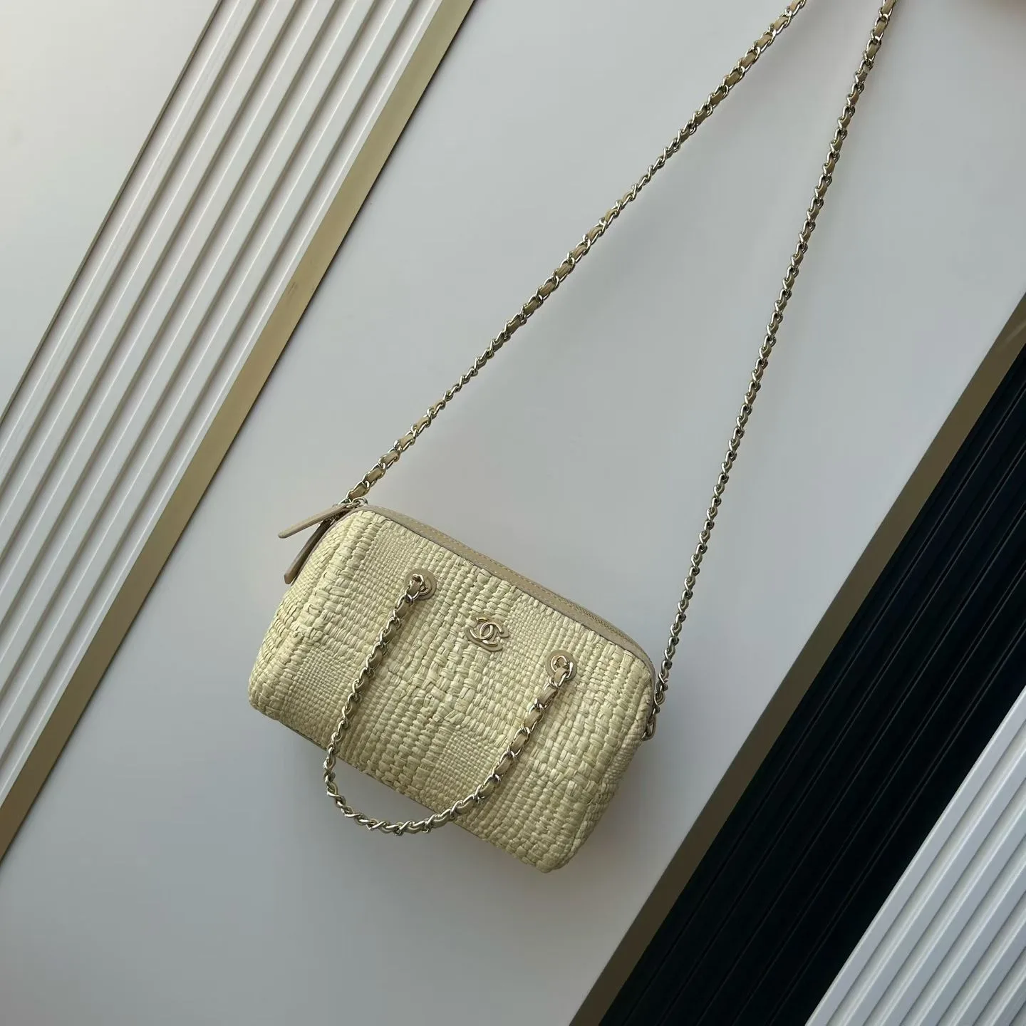 Chanel Woven Leather Top Handle Bag product photo from LabelPicks