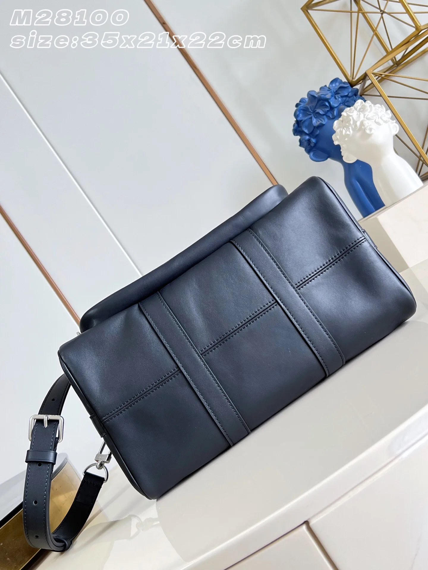 Louis Vuitton Keepall Black Calfskin Tote Bag product photo from LabelPicks
