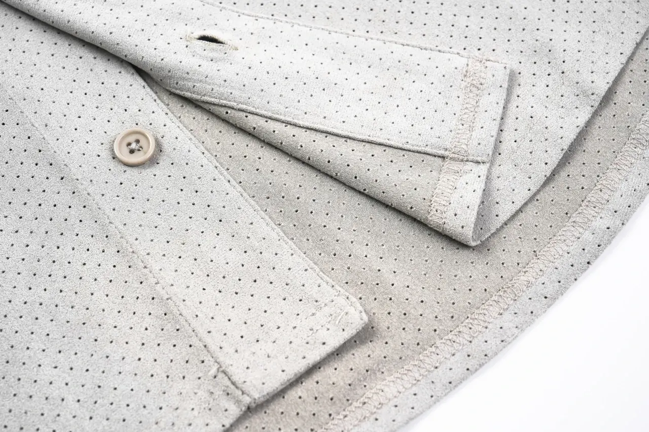 Supreme Grey Suede Mesh Baseball Jersey product photo from LabelPicks