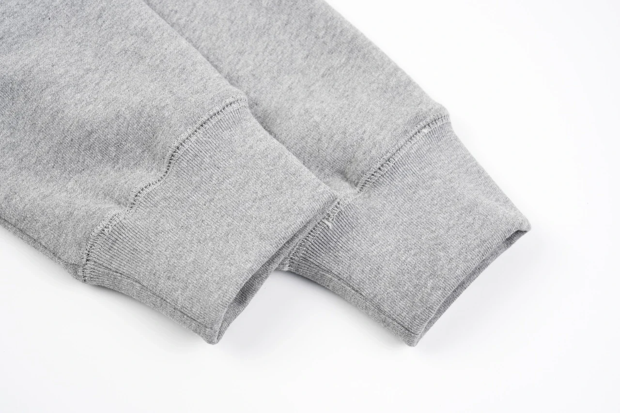 Chrome Hearts Grey Cross Leather Patch Half Zip Sweatshirt product photo from LabelPicks