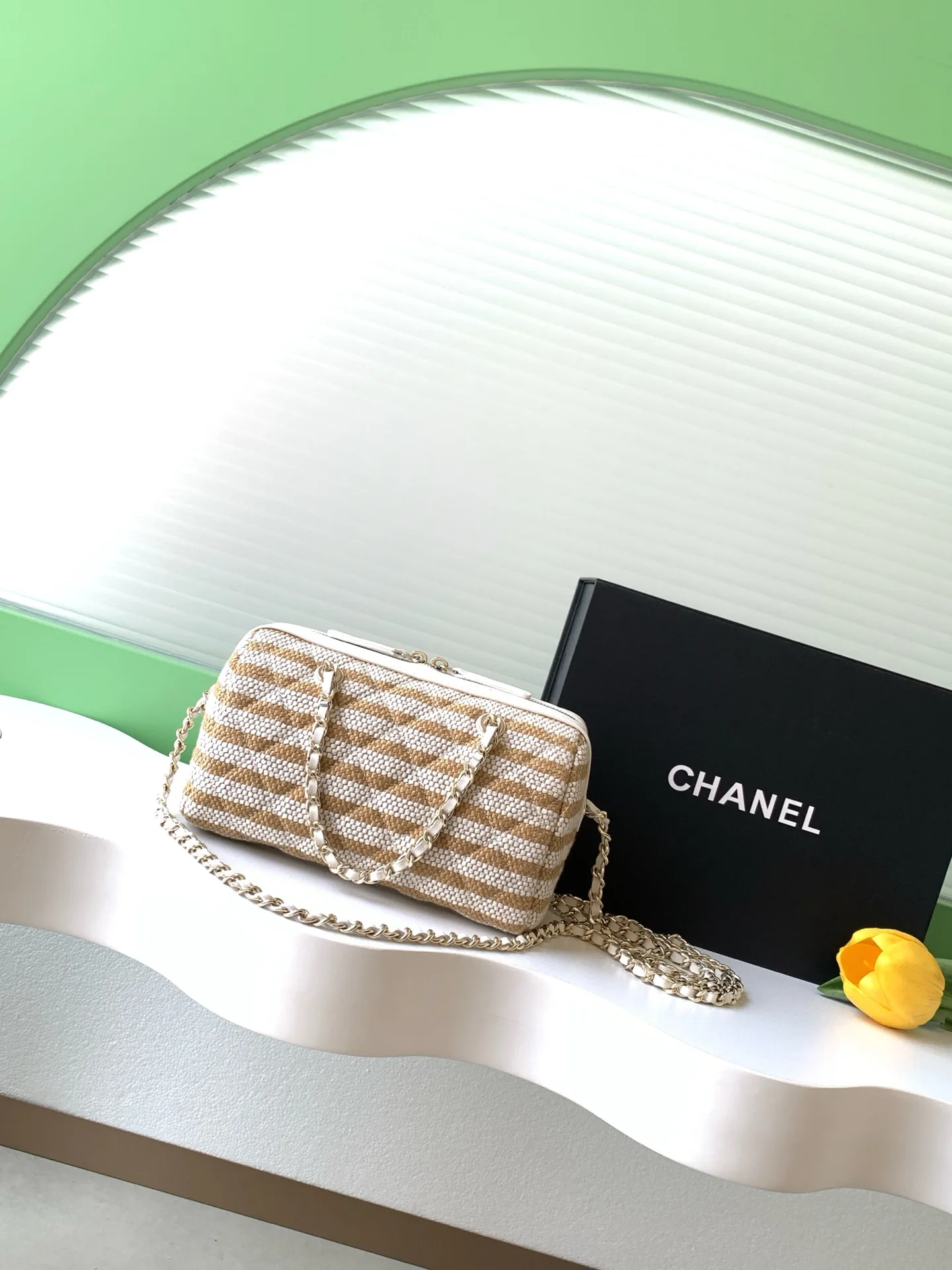 Chanel Straw Woven Top Handle Bag product photo from LabelPicks