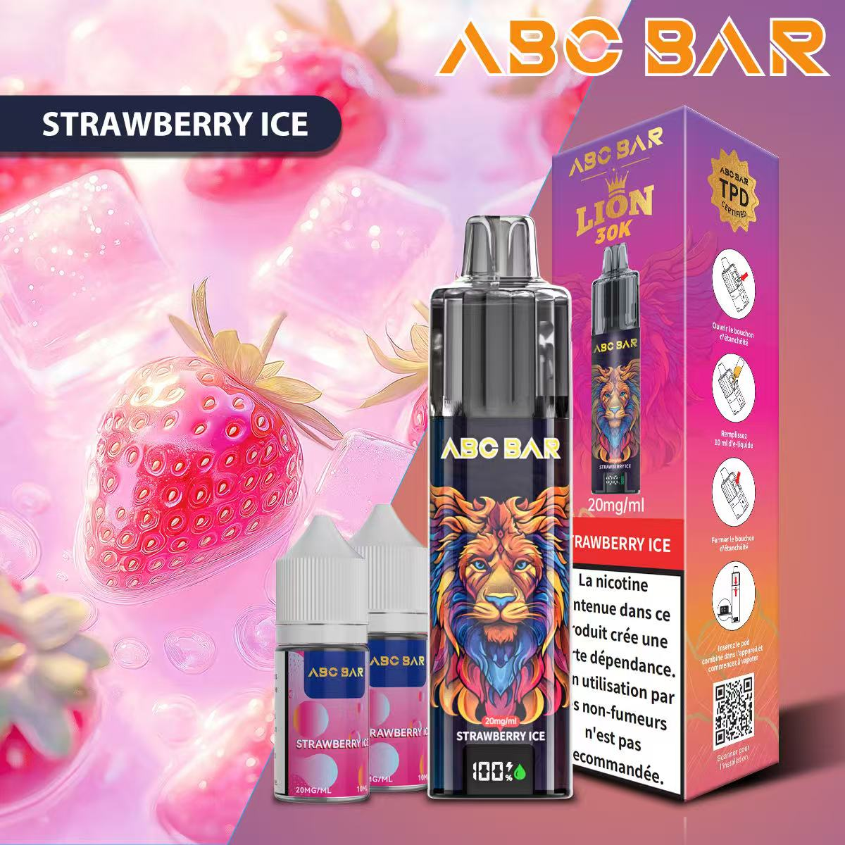 ABC Bar 30K Disposable Vape (2%, 30000 Puffs)
