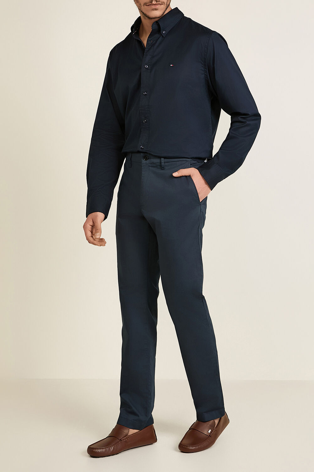 TOMMY HILFIGER מכנסי צ'ינו דנטון
