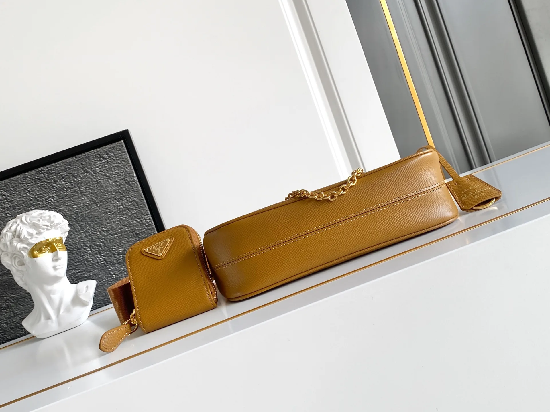 Prada Grained Leather Re-Edition Hobo Bag product photo from LabelPicks