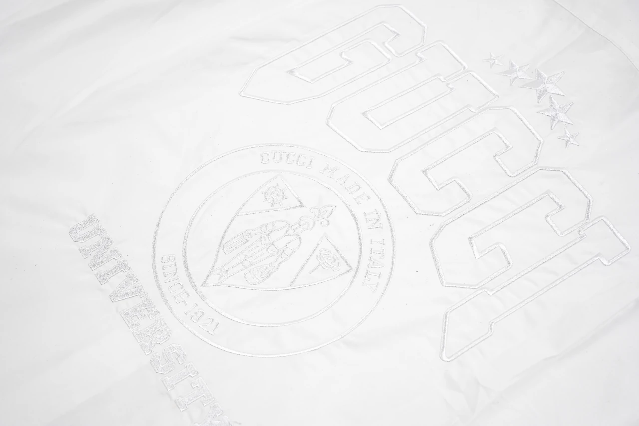 GUCCI White Five-Star G Embroidered Shirt product photo from LabelPicks