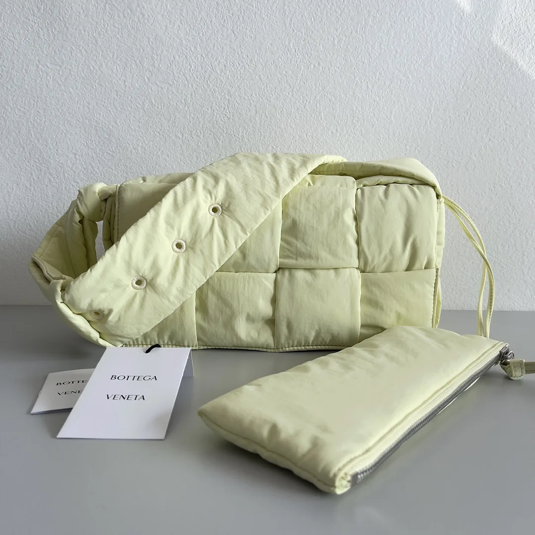 Bottega Veneta Cassette Green Nylon Belt Bag product photo from LabelPicks