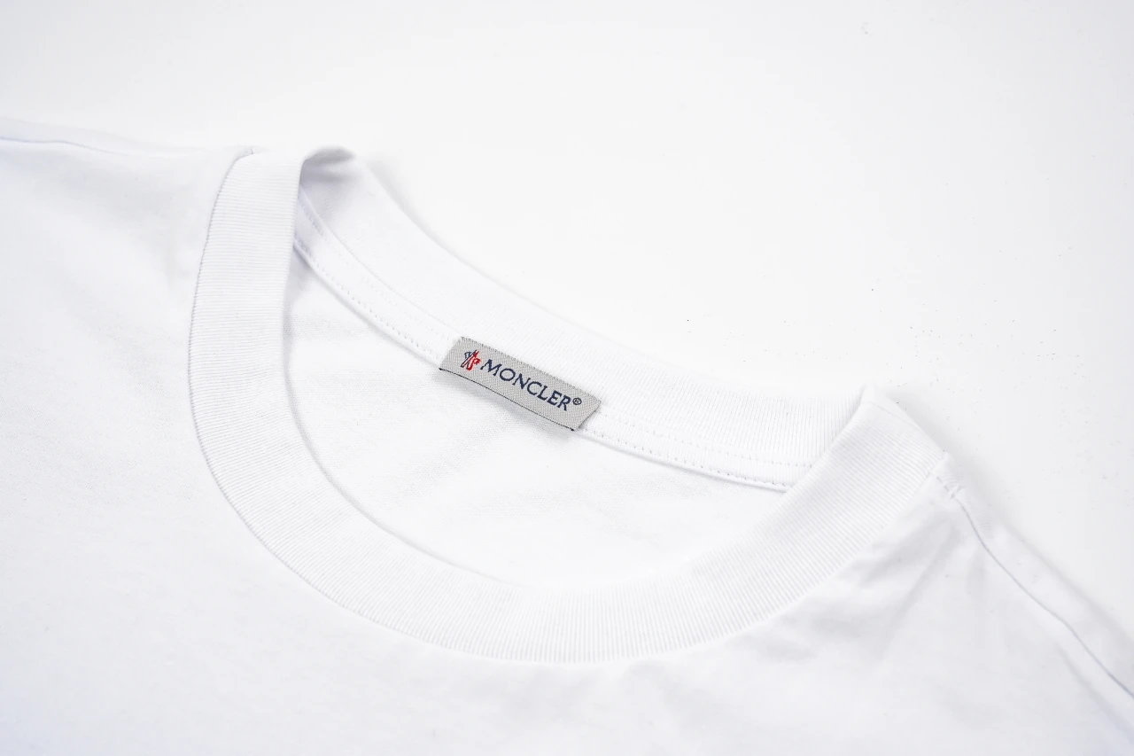 Moncler White Logo Crewneck T-Shirt product photo from LabelPicks