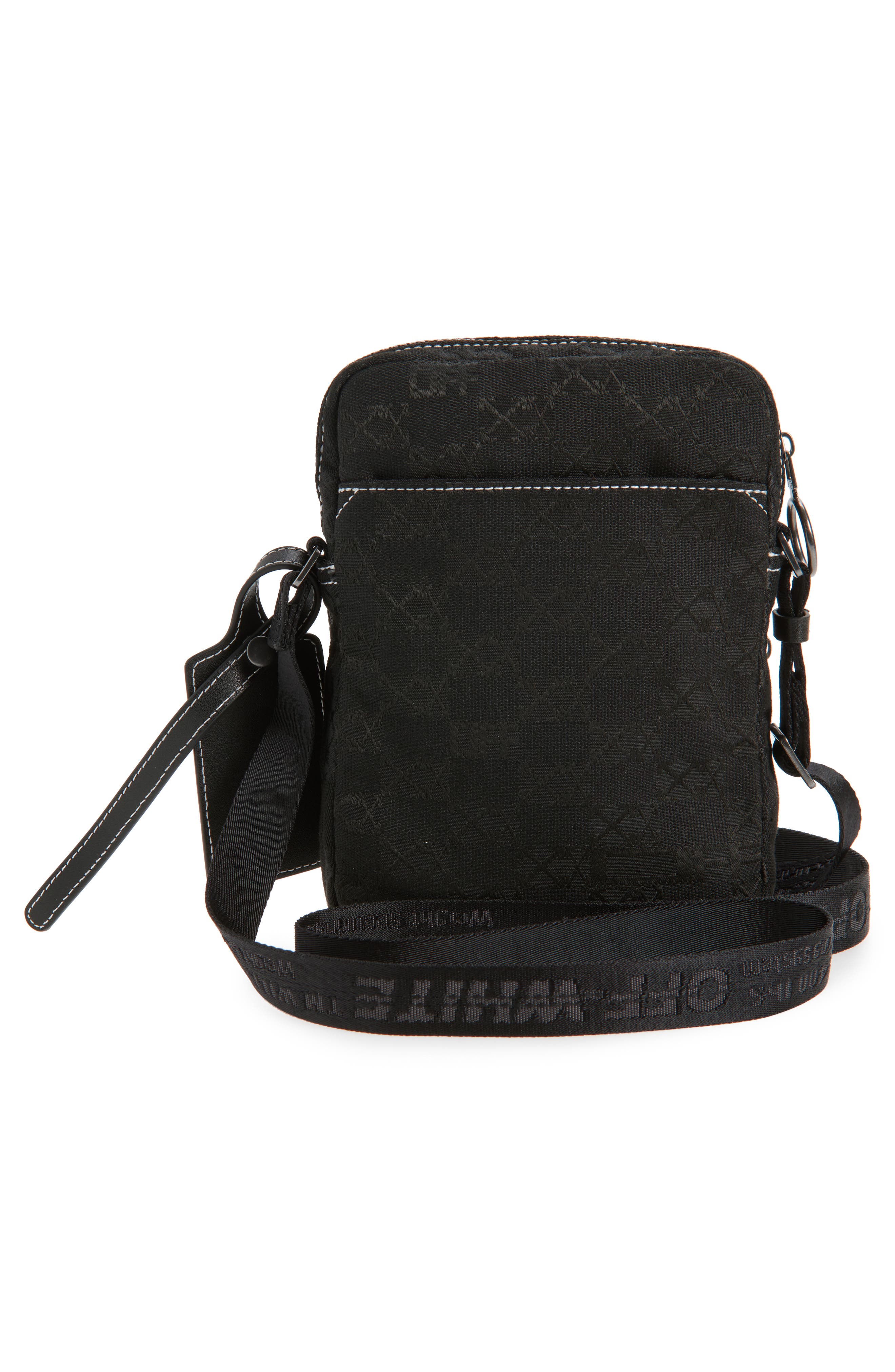Off-White North/South Flight Multi Pocket Crossbody Bag