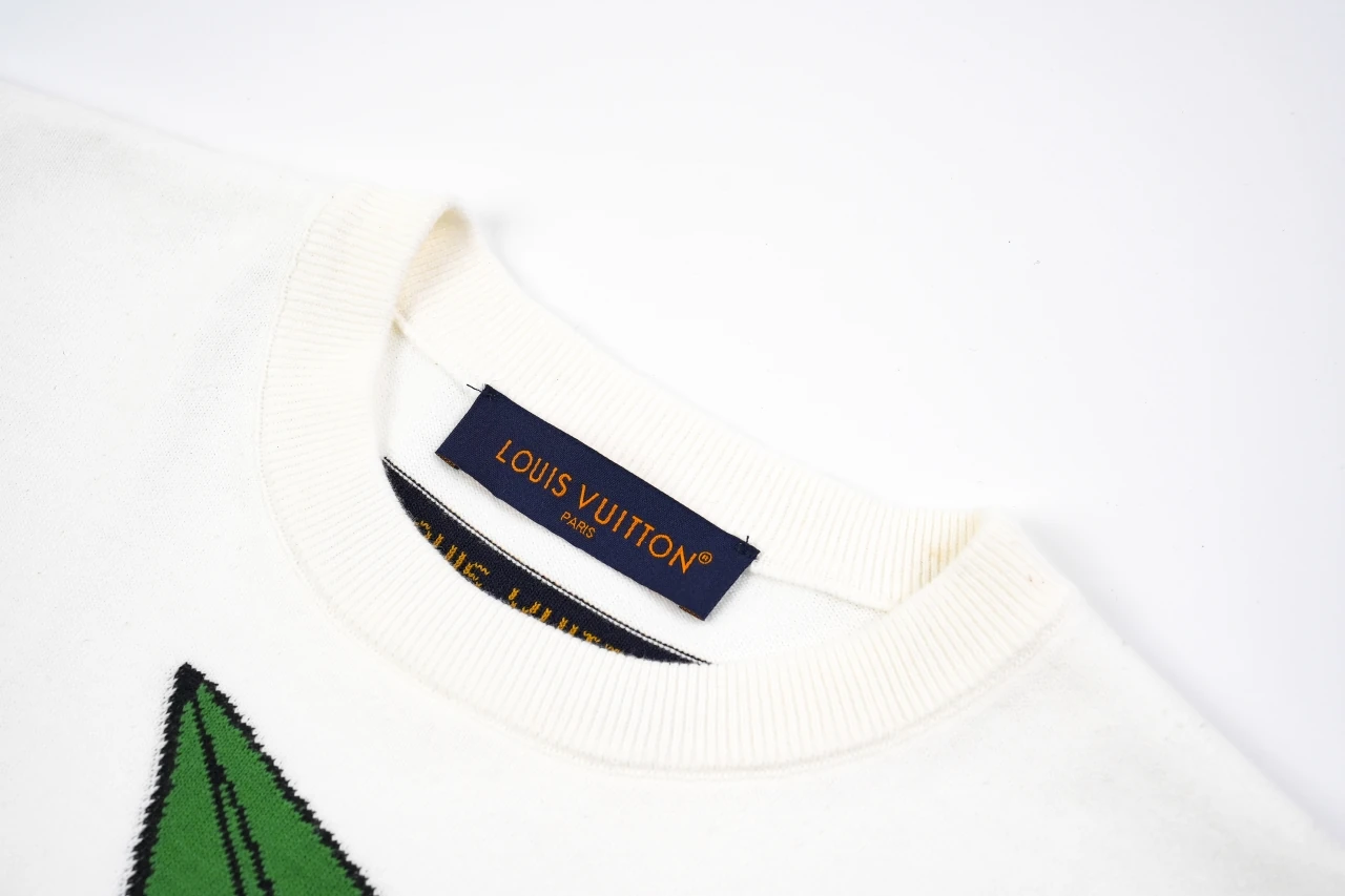 Louis Vuitton White Cartoon Monogram Paper Plane Jacquard T-Shirt product photo from LabelPicks