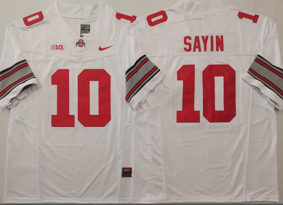 Julian Sayin NCAA Ohio State Buckeyes Nike Vapor Limited Jersey