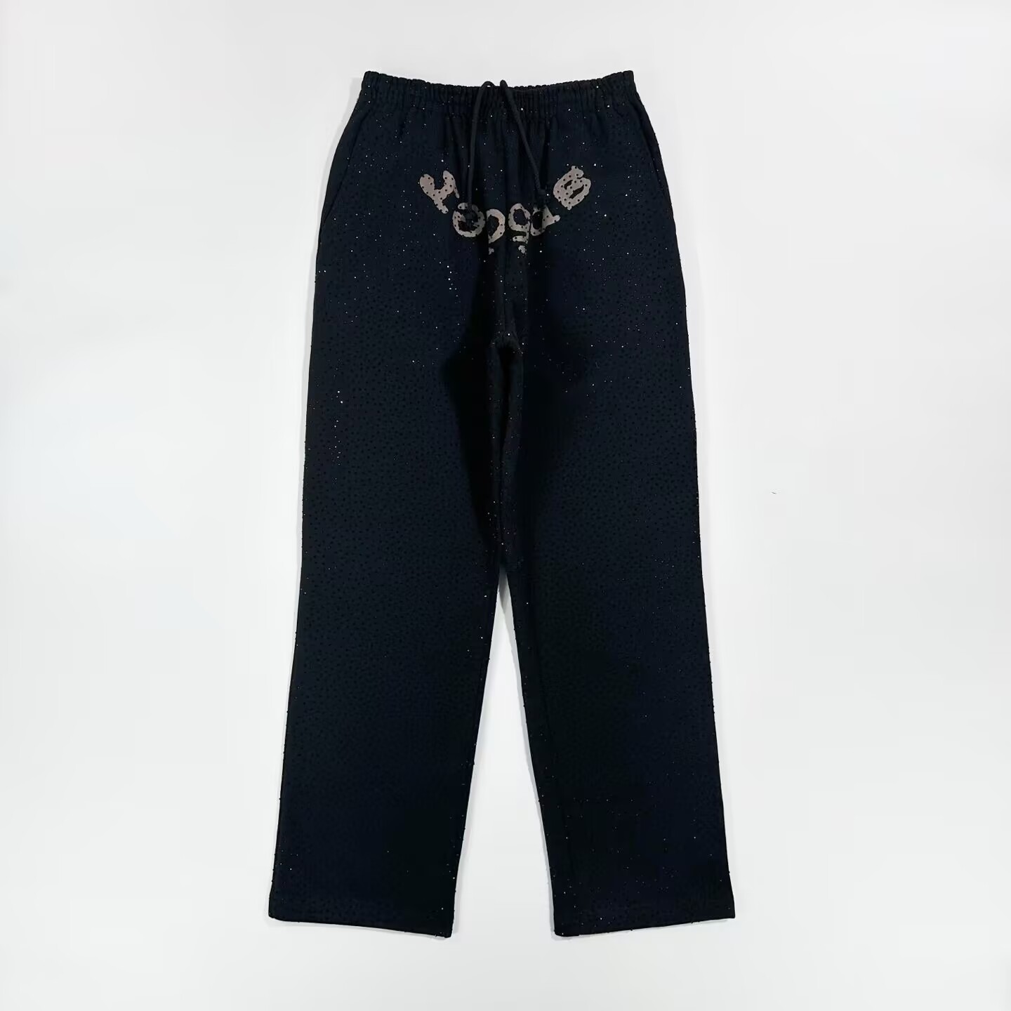 Sp5der VVS Hoodie Black+Sweatpant Black 041