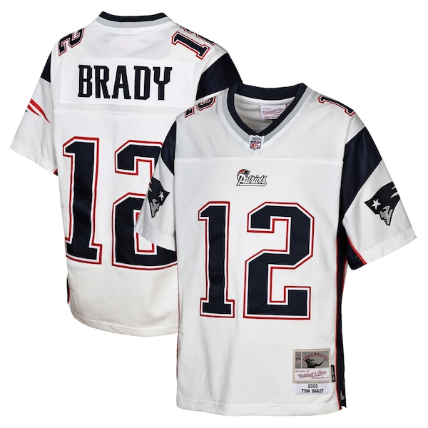 Tom Brady New England Patriots  Youth 2000 Legacy Replica Jersey - White