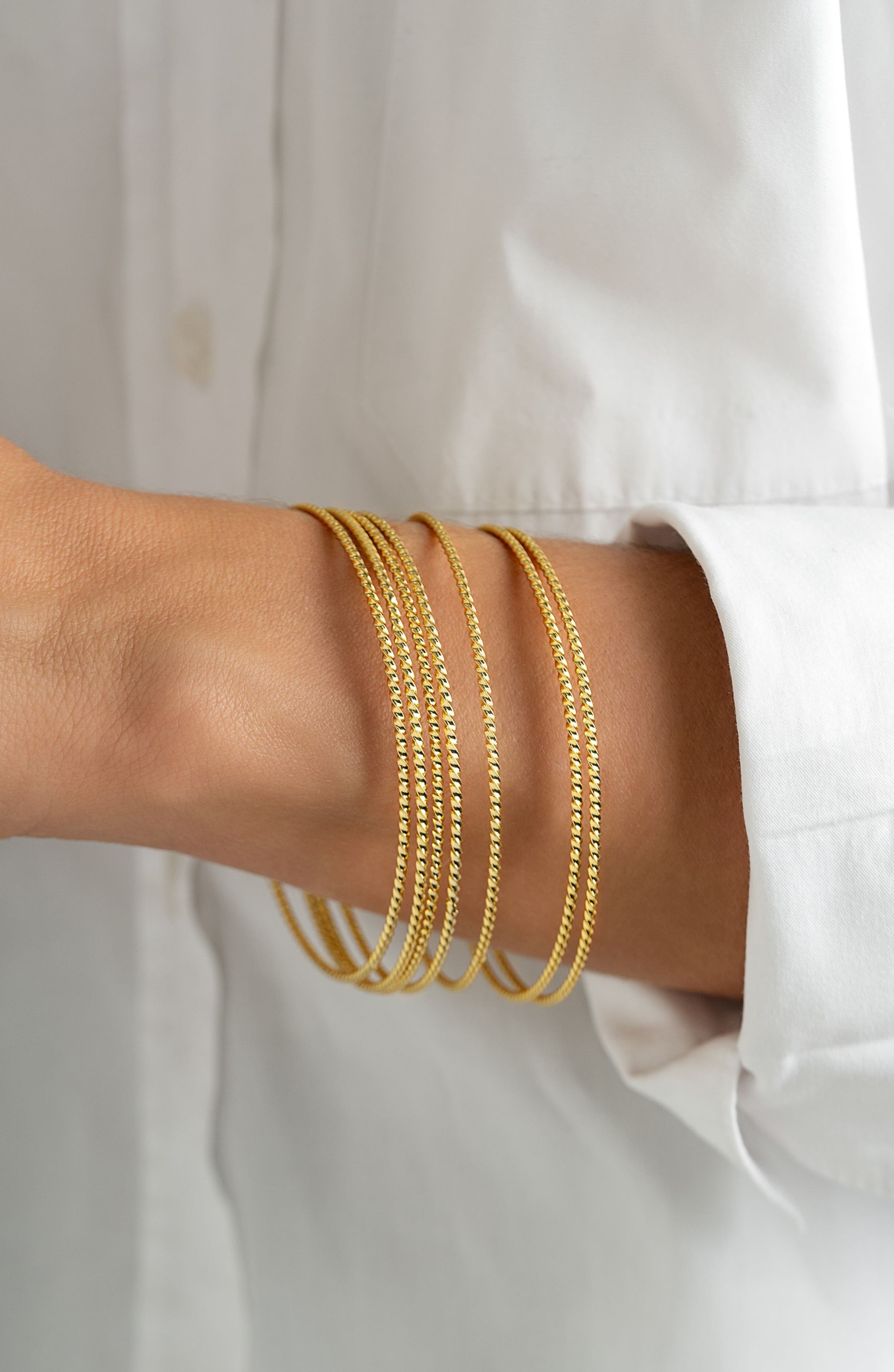Adornia Set of 7 Bangle Bracelets