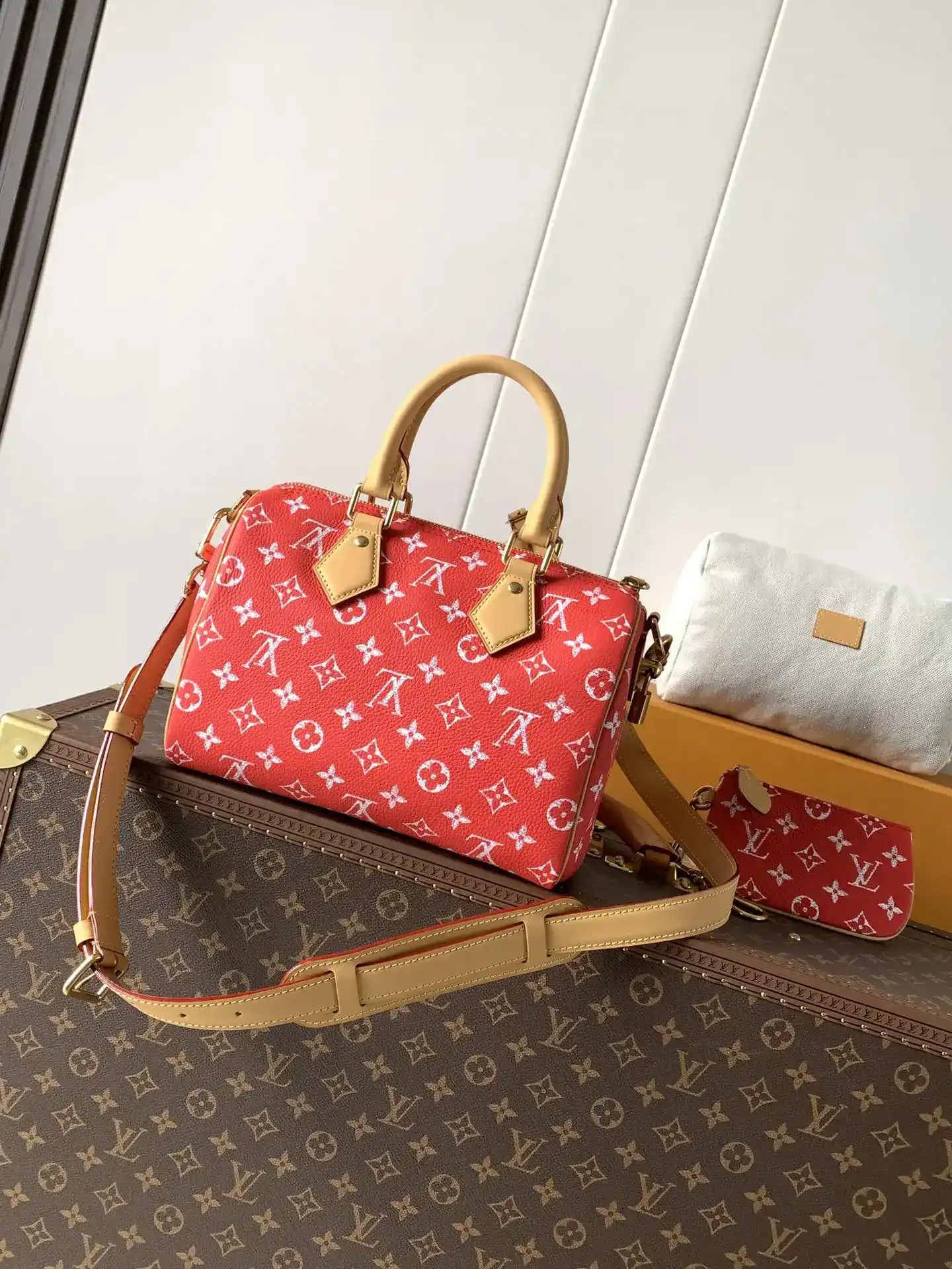 Louis Vuitton Green Speedy Monogram Canvas Top Handle Bag product photo from LabelPicks