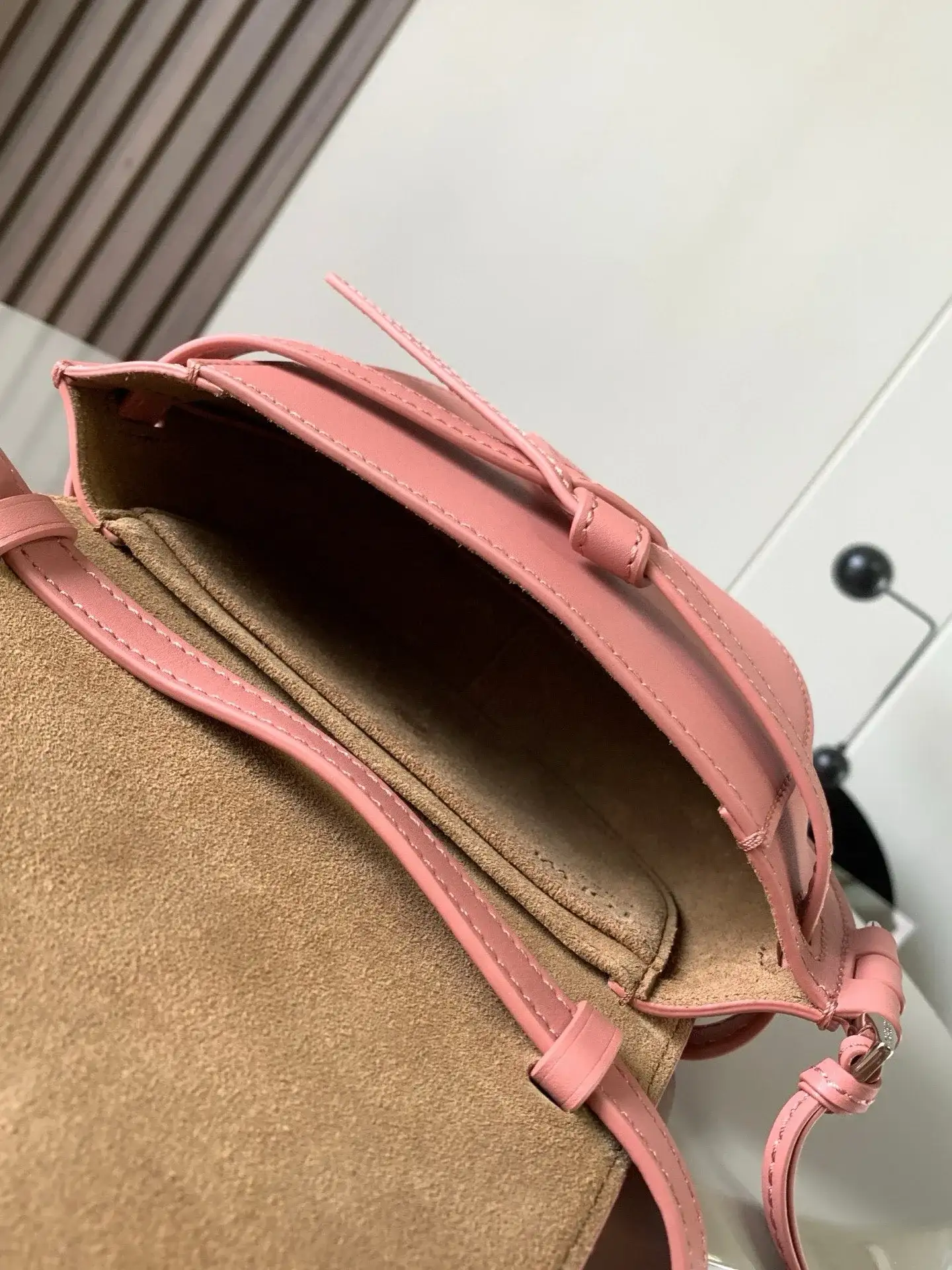 Loewe Pink Calfskin Shoulder Bag product photo from LabelPicks