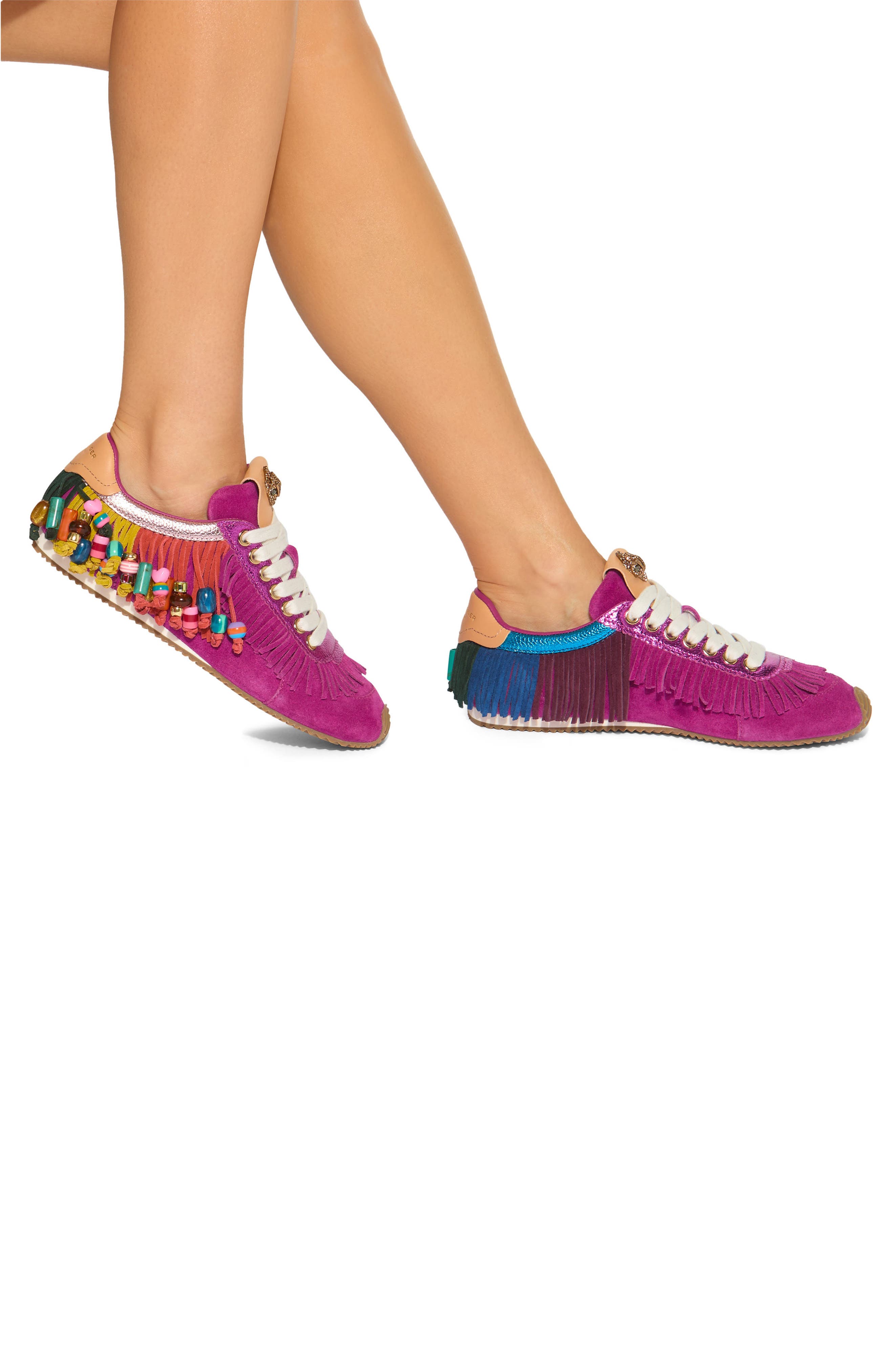 Kurt Geiger London Islington Beaded Fringe Sneaker