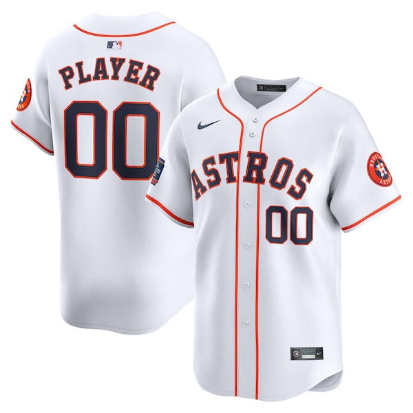 Houston Astros Nike 2024 MLB World Tour Mexico City Series Home Limited Pick-A-Player Jersey – White