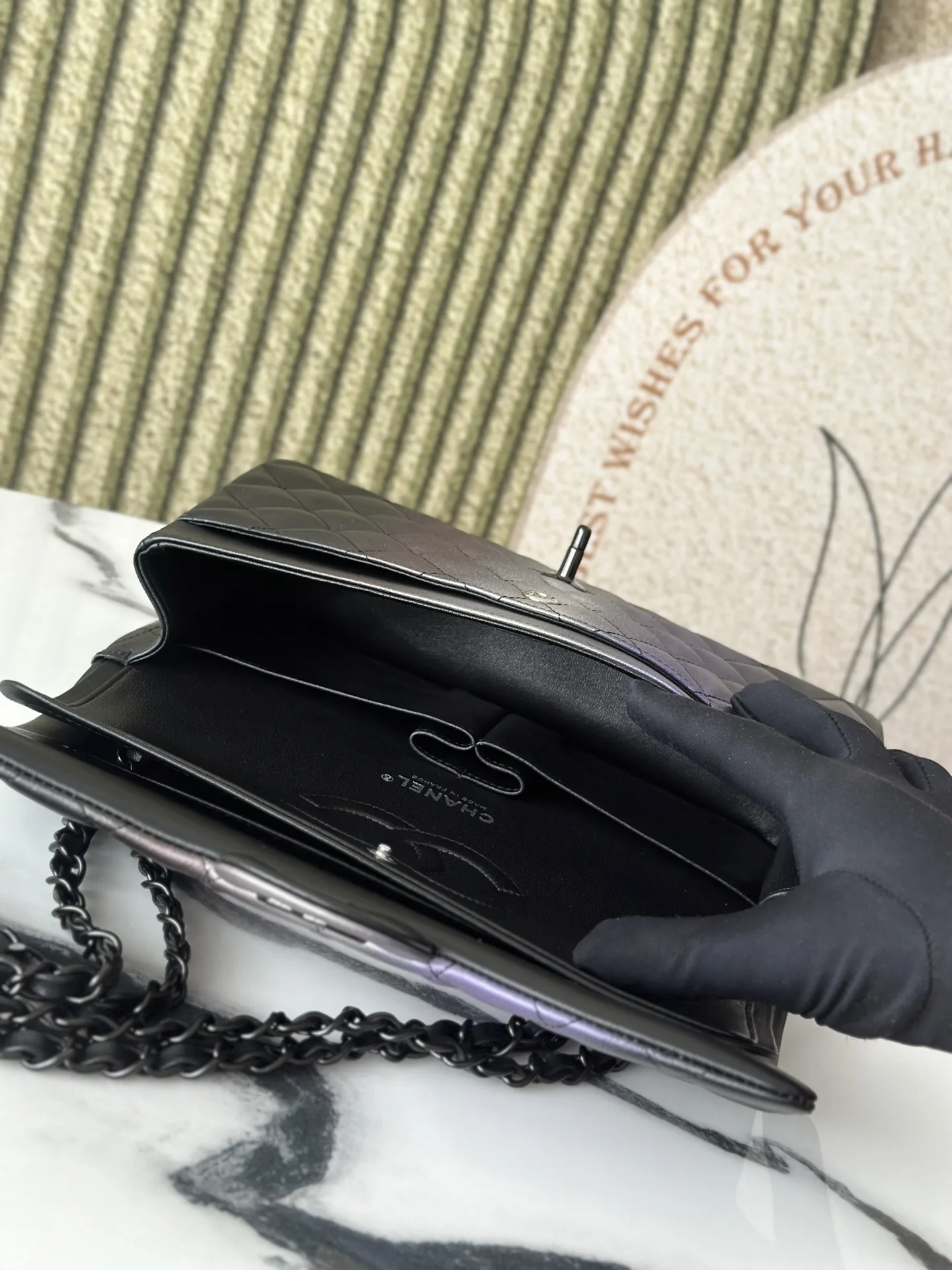 Chanel Classic Flap Black Lambskin Shoulder Bag product photo from LabelPicks