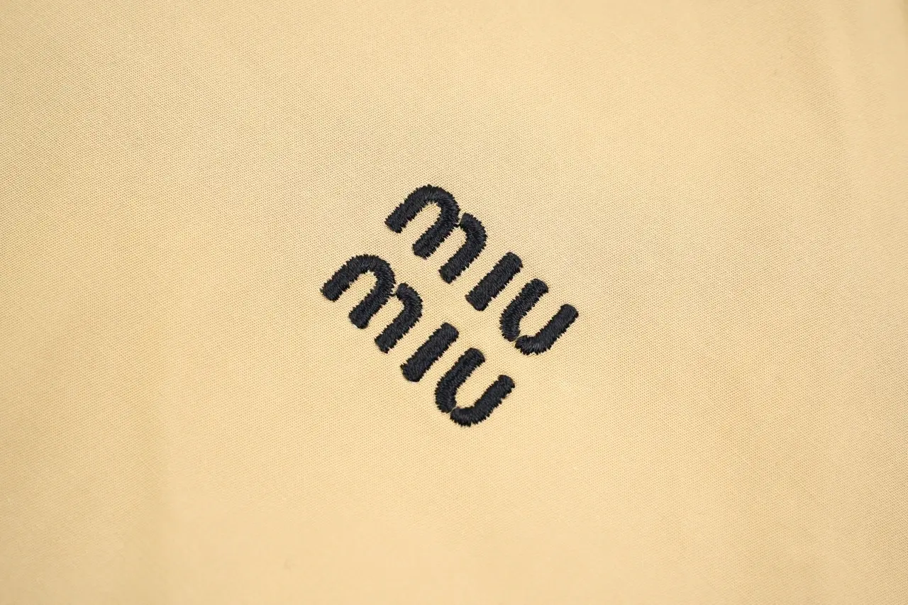 Miu Miu Beige Cotton Shirt Jacket product photo from LabelPicks