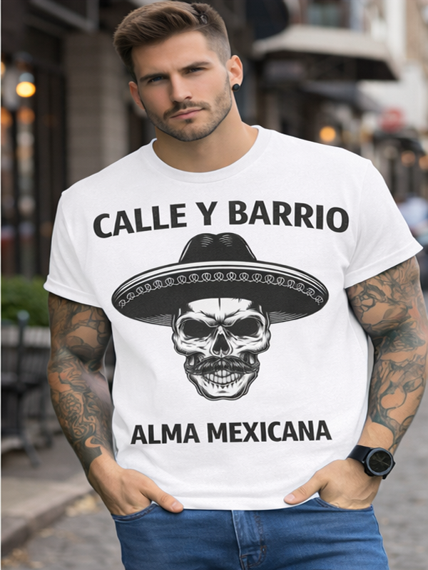 Remera “Orgullo Latino” – Calle y Calavera