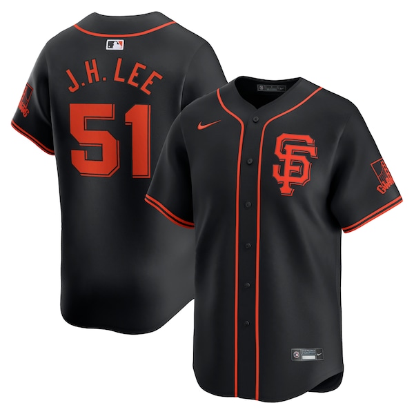 Jung Hoo Lee San Francisco Giants Nike Alternate Limited Player Jersey - Black/Cream